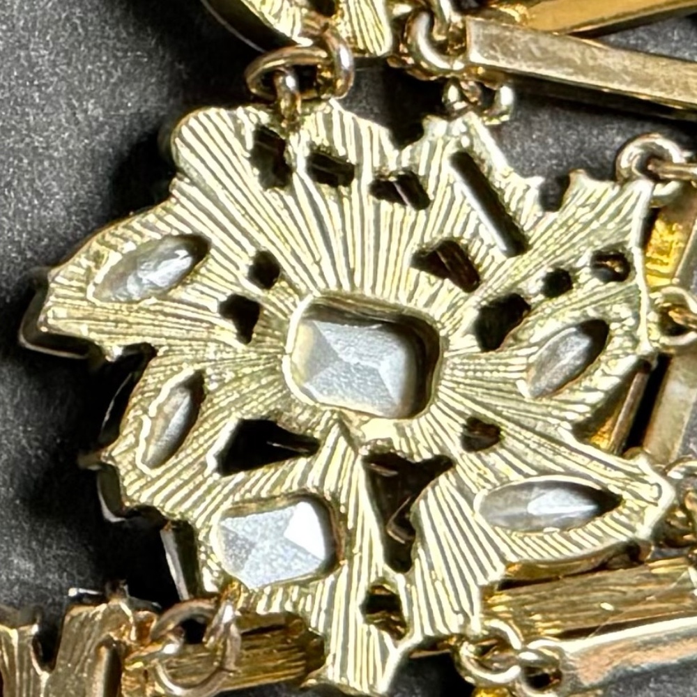 Baublebar Necklace Statement Rhinestone Faceted M… - image 6